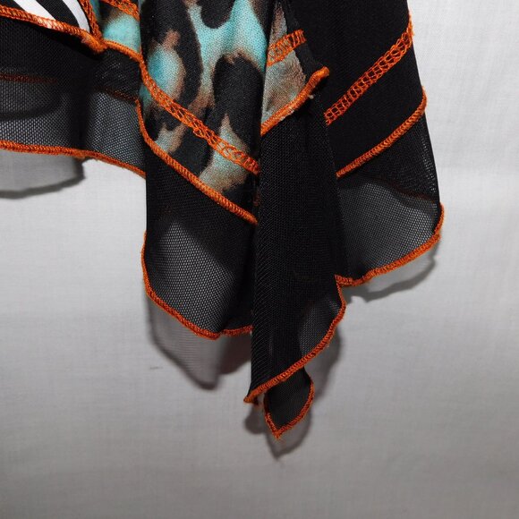 Frank Lyman  Design Womens 4 Multicolour Animal Pattern Tunic Top Zebra Leopard - Picture 6 of 9